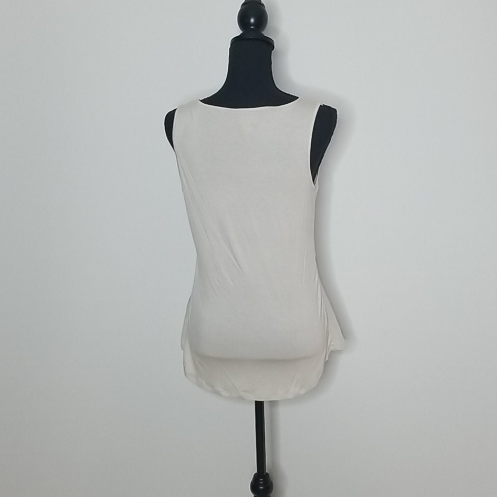 WORTHINGTON Petite PM Cream Ivory Top - Picture 5 of 6